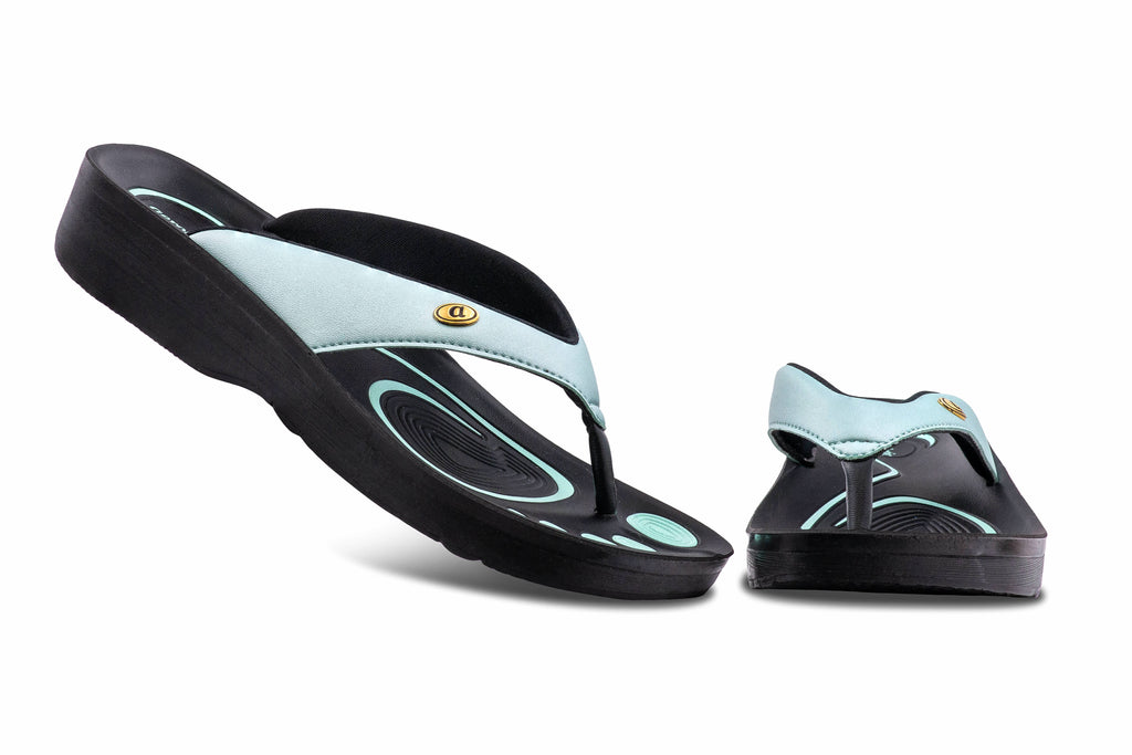 AEROTHOTIC Womens Comfortable Orthotic Flip-Flops Sandal - Pearly
