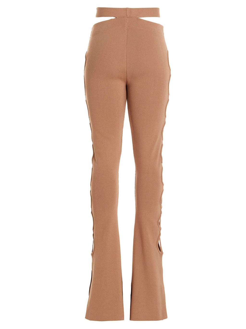 Andreādamo Women's_X0009_ Cut Out Pants With Lacing
