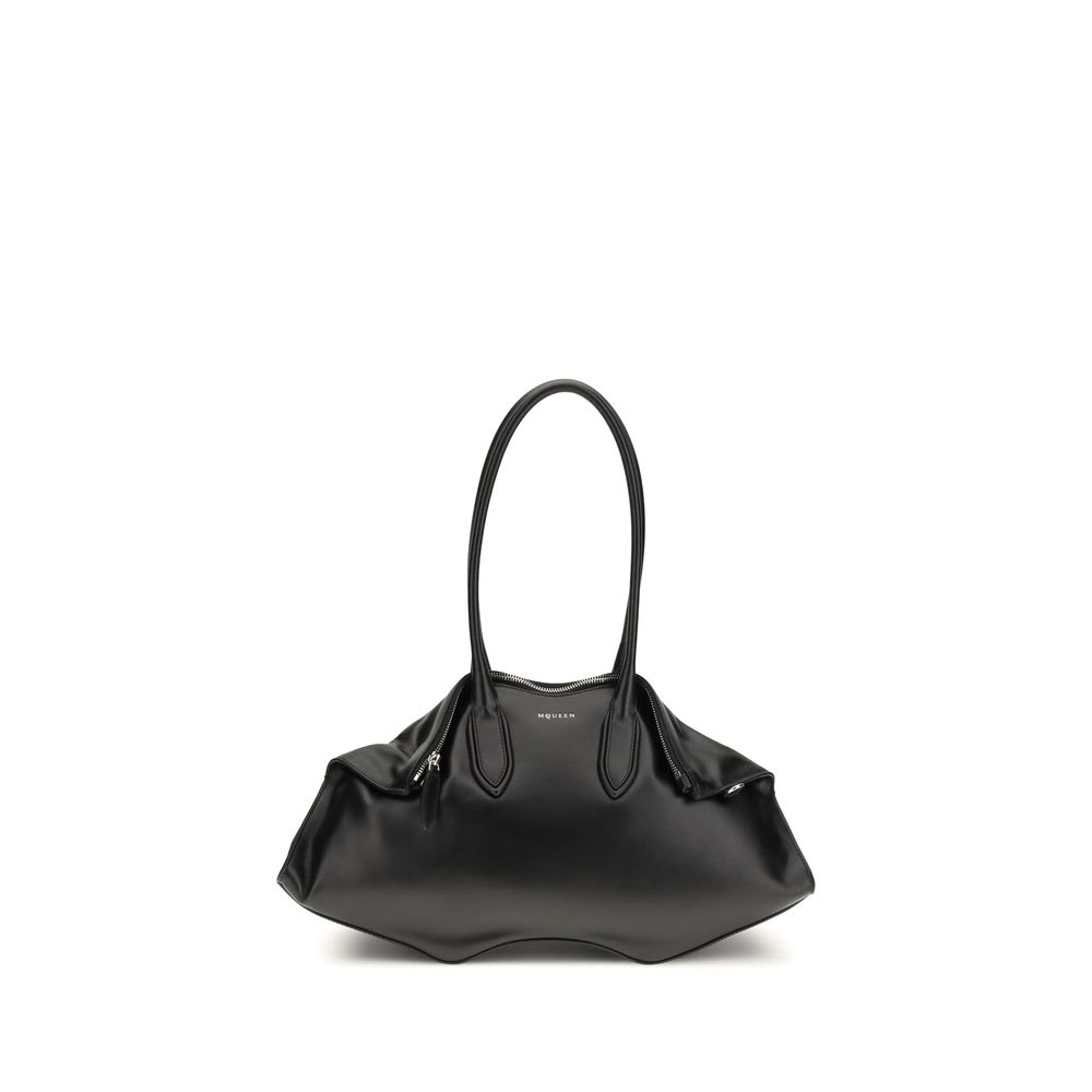 Alexander McQueen Calf Leather Bos Taurus Shoulder Women's Bag