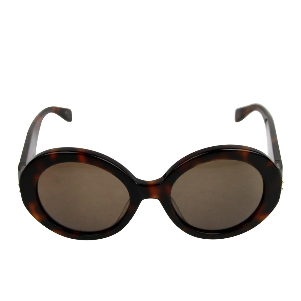 Alexander McQueen Unisex Plastic Acetate Round Sunglasses