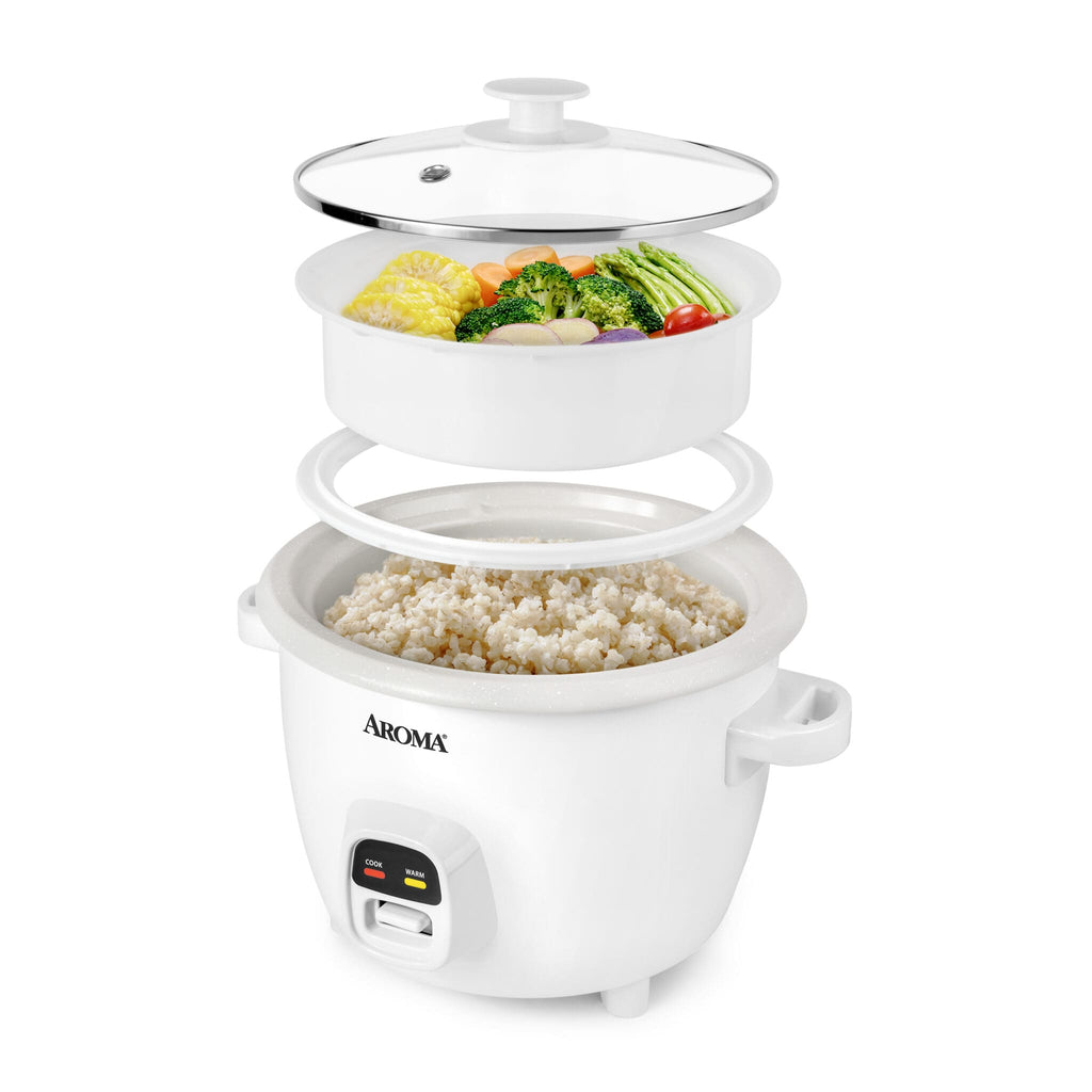 Aroma 20-Cup Rice Cooker & Food Steamer Refurbished
