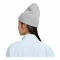 Adult Unisex Nike Peak Futura Beanie_Dk Grey Heather/White