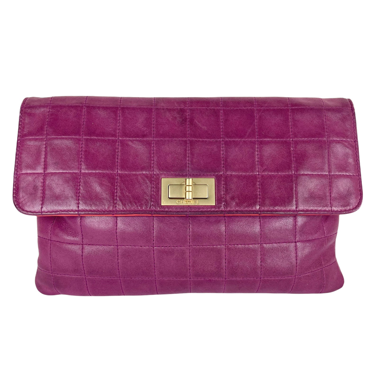 CHANEL Classic Chocolate Bar Reissue Double Pocket Flap Bag Vintage