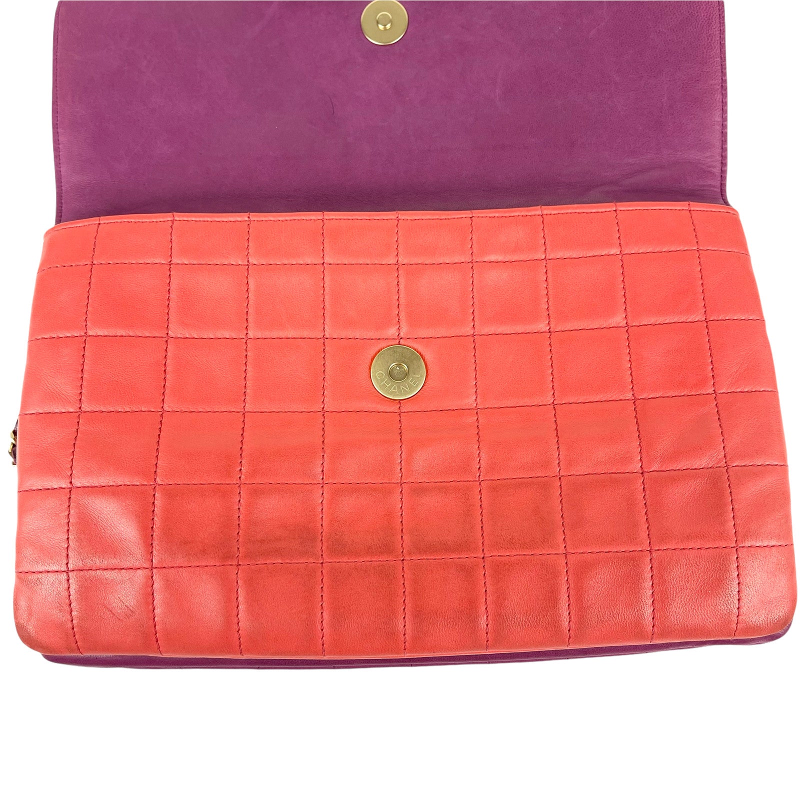 CHANEL Classic Chocolate Bar Reissue Double Pocket Flap Bag Vintage