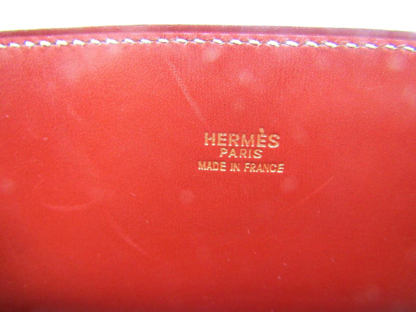 Hermes La Tote Box Calf Leather Bag Rouge Ash
