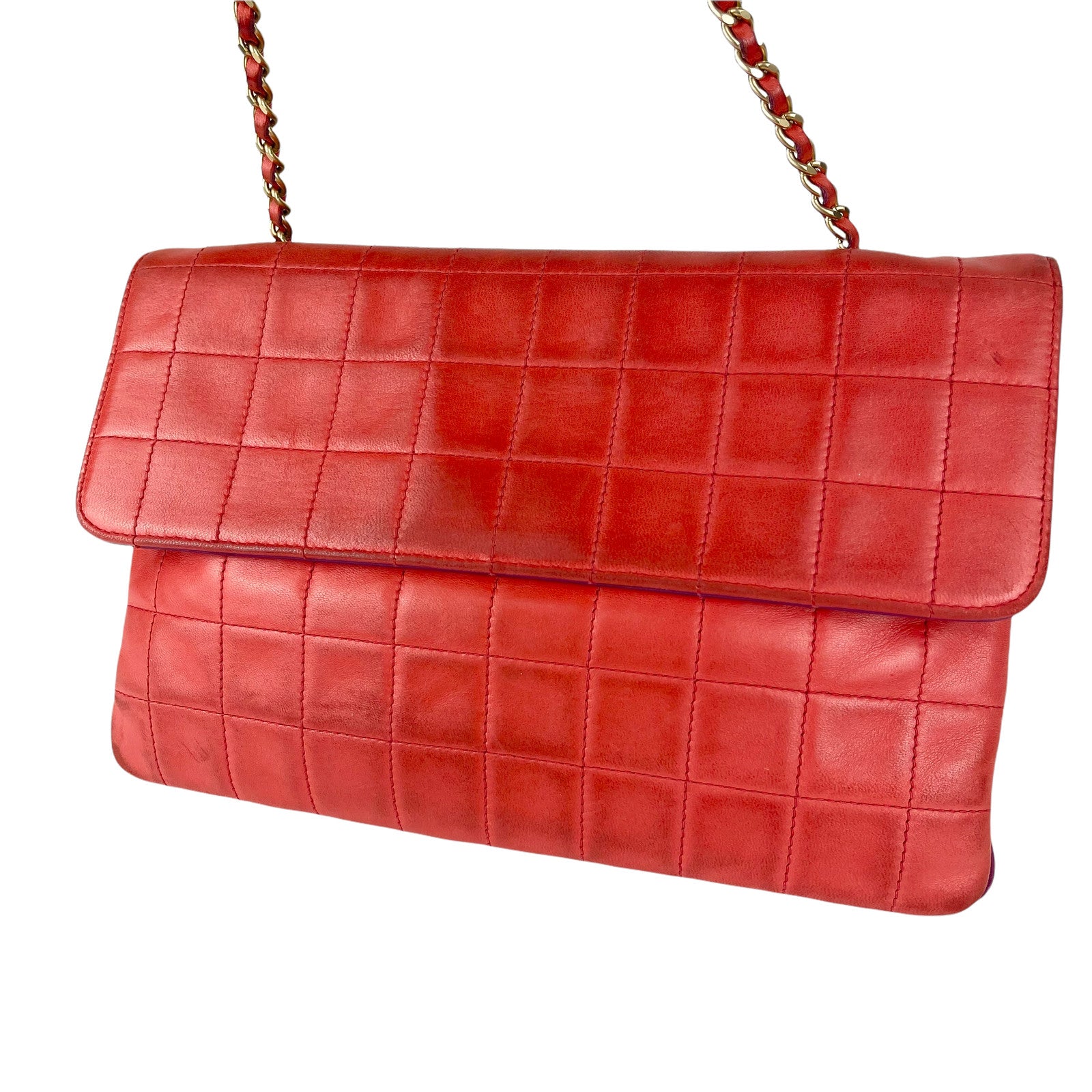 CHANEL Classic Chocolate Bar Reissue Double Pocket Flap Bag Vintage