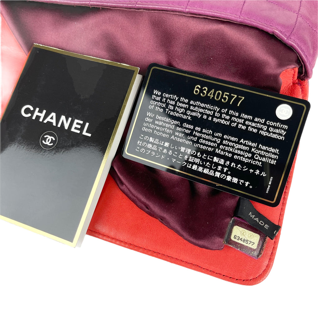 CHANEL Classic Chocolate Bar Reissue Double Pocket Flap Bag Vintage