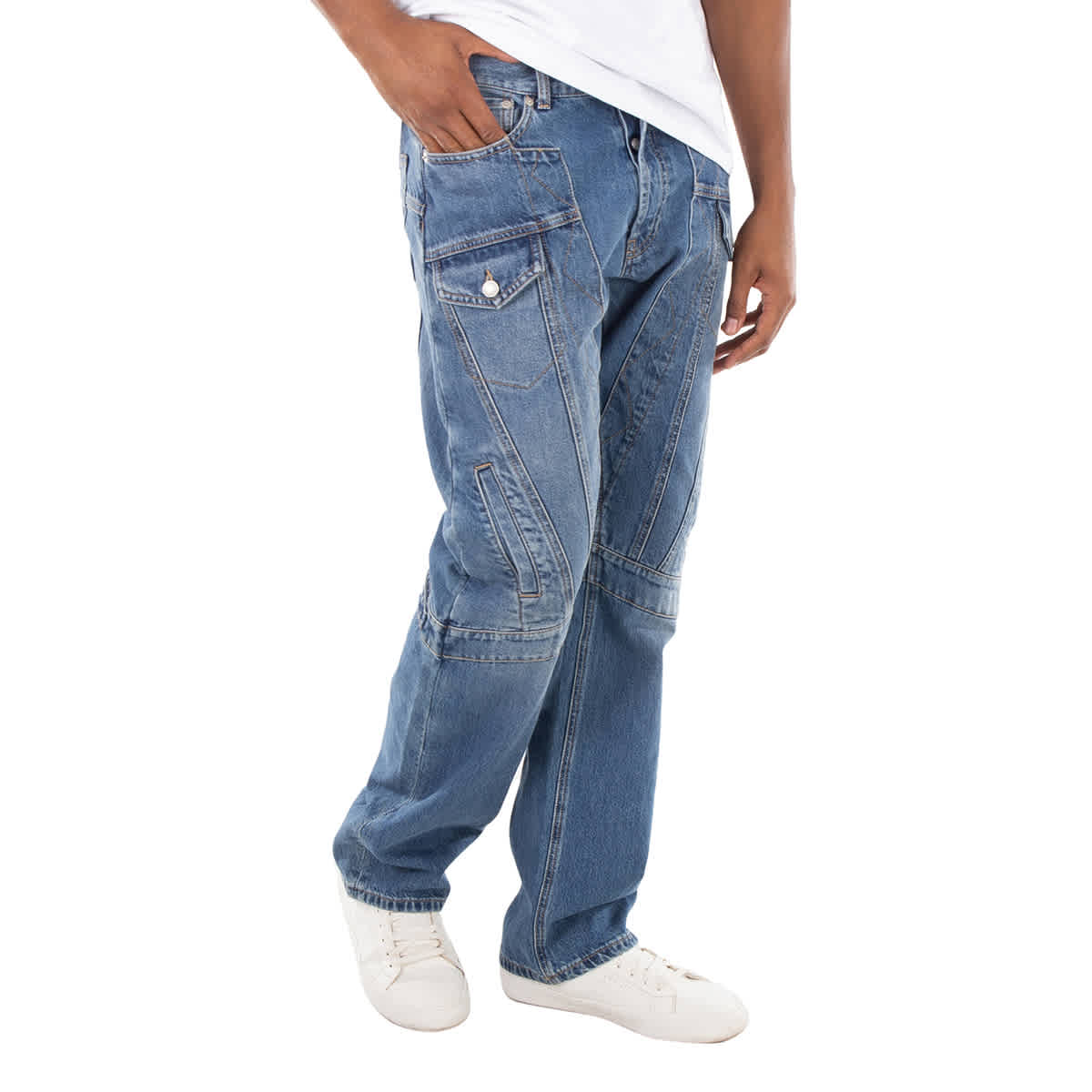 Alexander Mcqueen Mid-Rise Straight-Leg Jeans