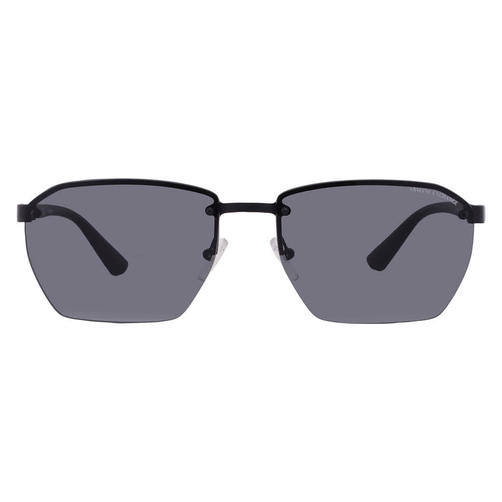 Armani Exchange Dark Grey Pilot Men's Sunglasses AX2048S 600087 59