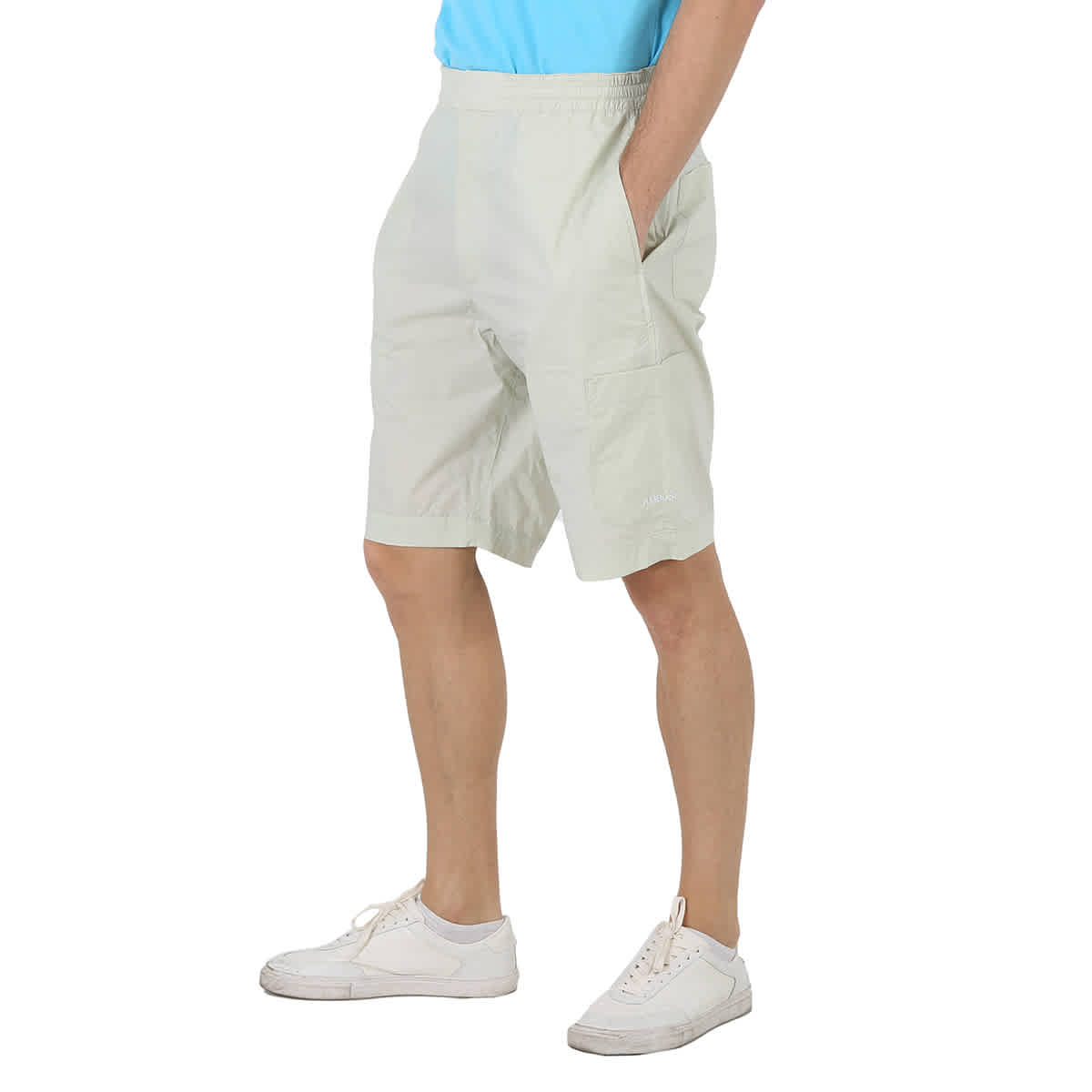 Ambush Men's Green Lily Green Drawstring Cotton Bermuda Shorts