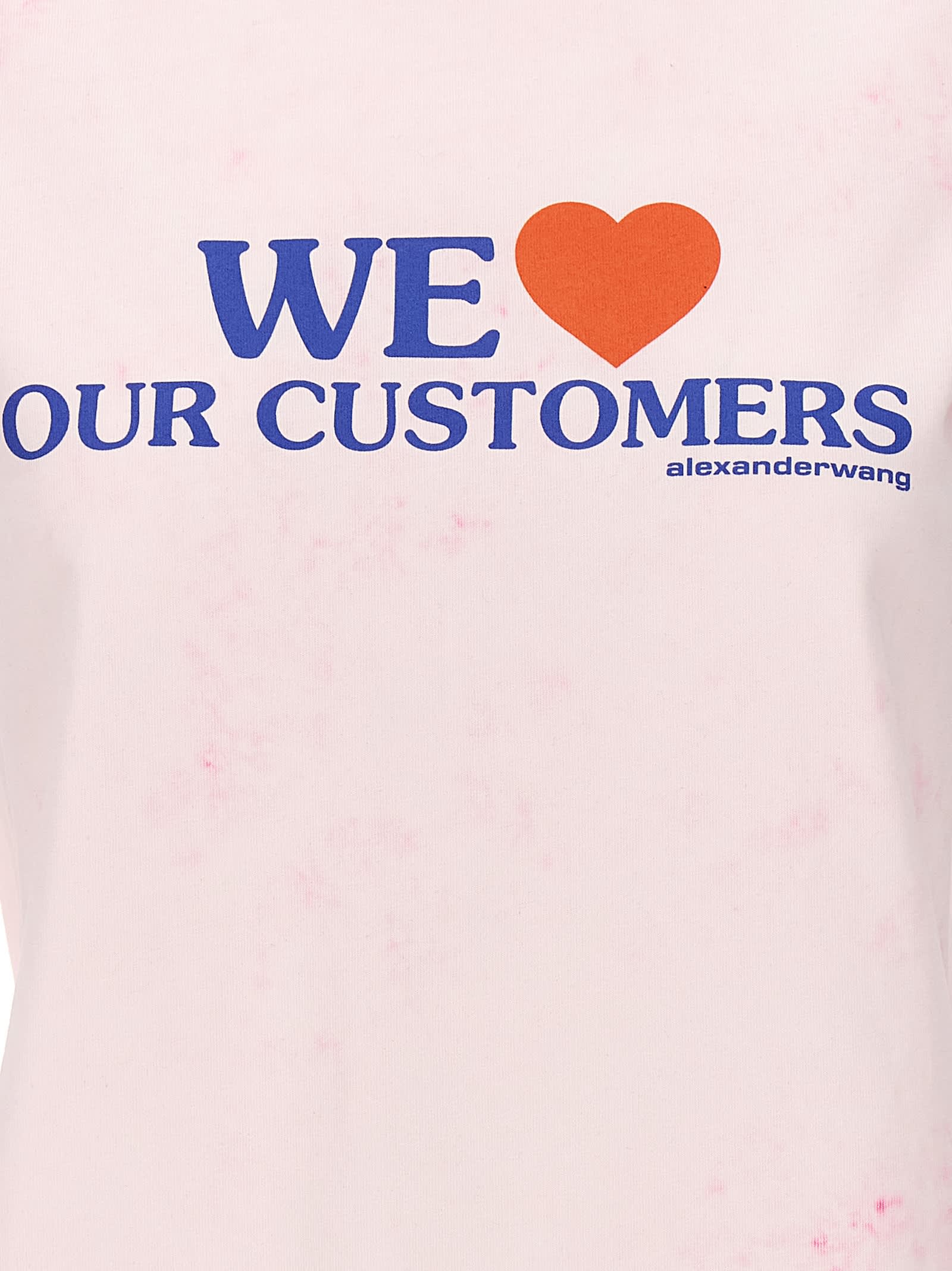 Alexander Wang Women's We Love Our Customers T-Shirt