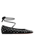 Amina Muaddi Ane Crystal Embellished Ballerina Flats