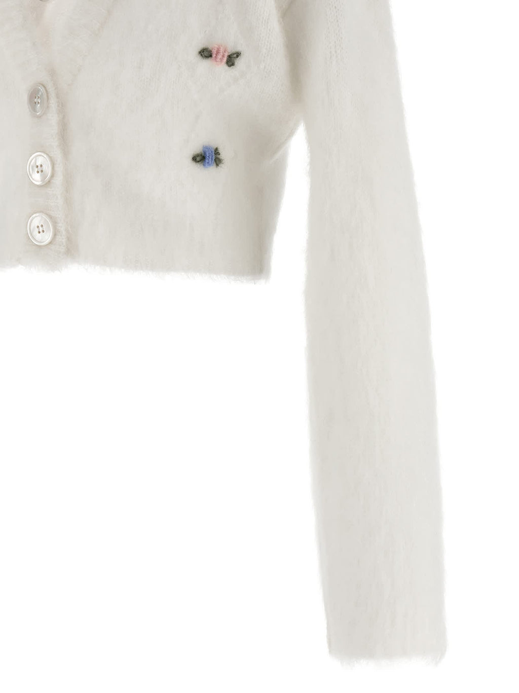 Alessandra Rich Women's Carded Mohair Cardigan
