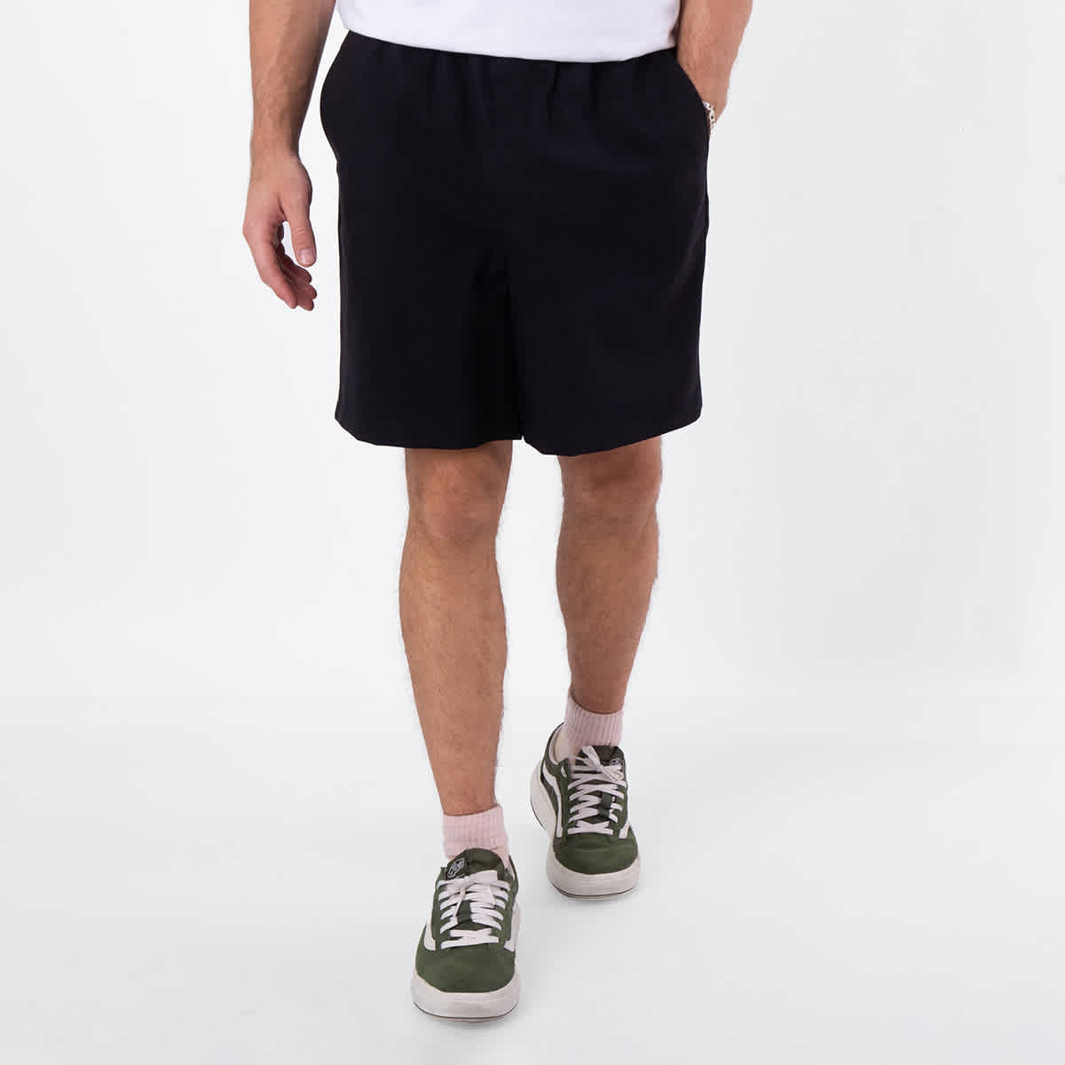 Ami Paris Elasticated Waist Wool Shorts