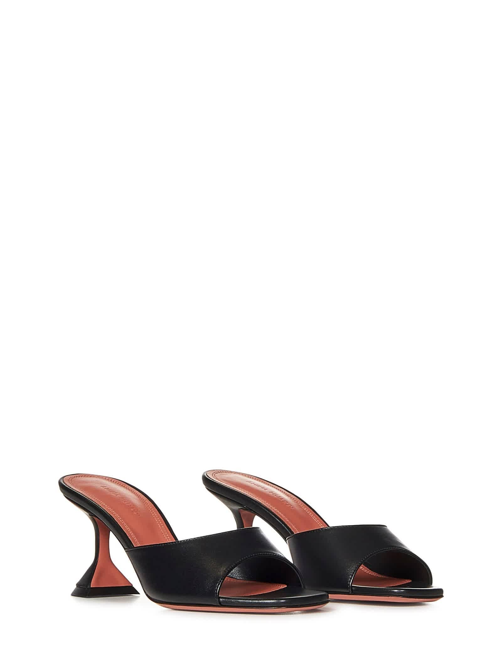 Amina Muaddi Womens Lupita 70 Heel Slippers