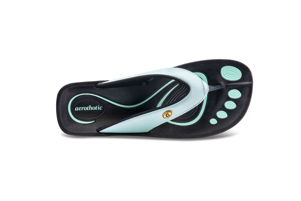 AEROTHOTIC Womens Comfortable Orthotic Flip-Flops Sandal - Pearly