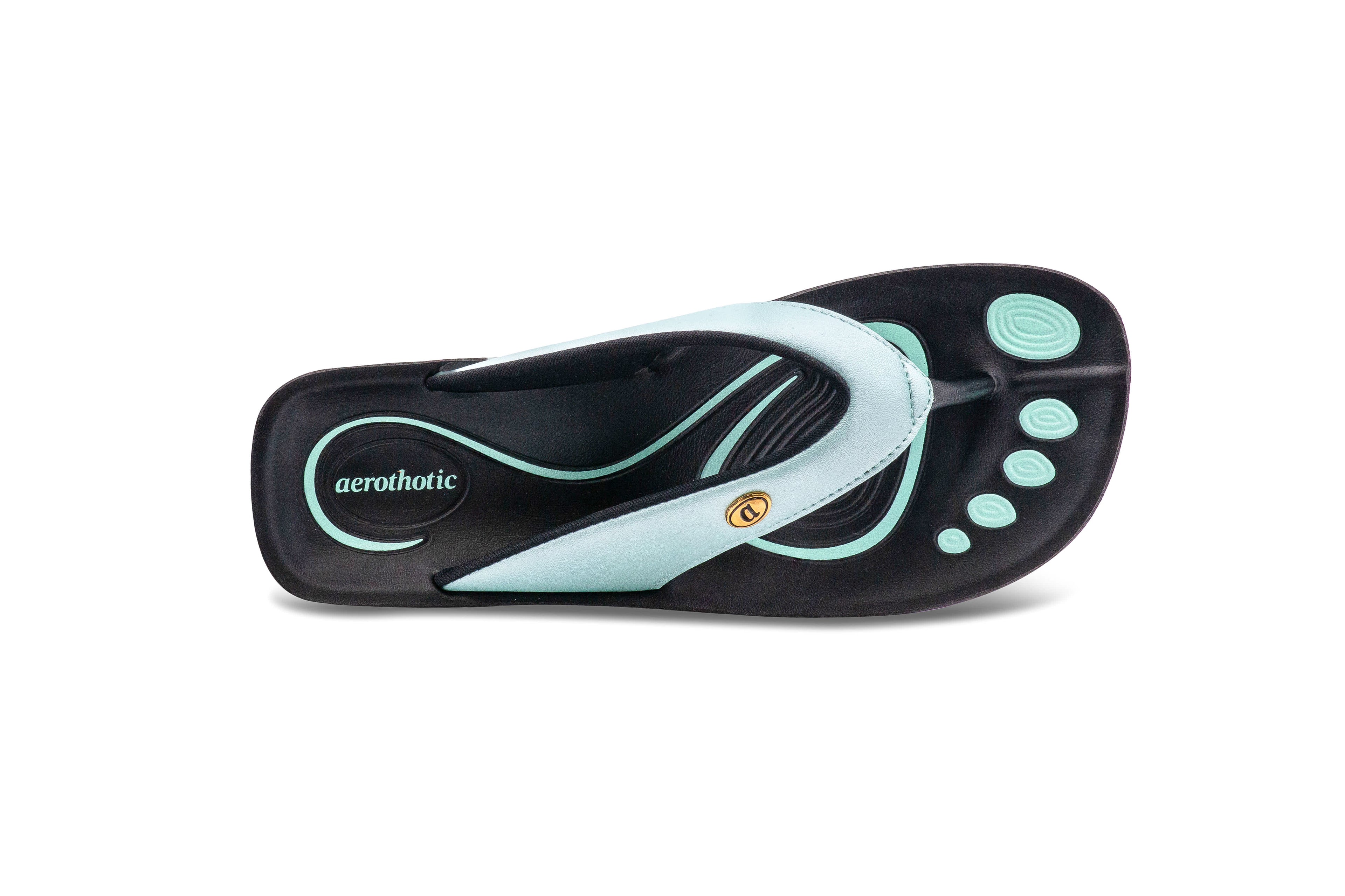 AEROTHOTIC Womens Comfortable Orthotic Flip-Flops Sandal - Pearly