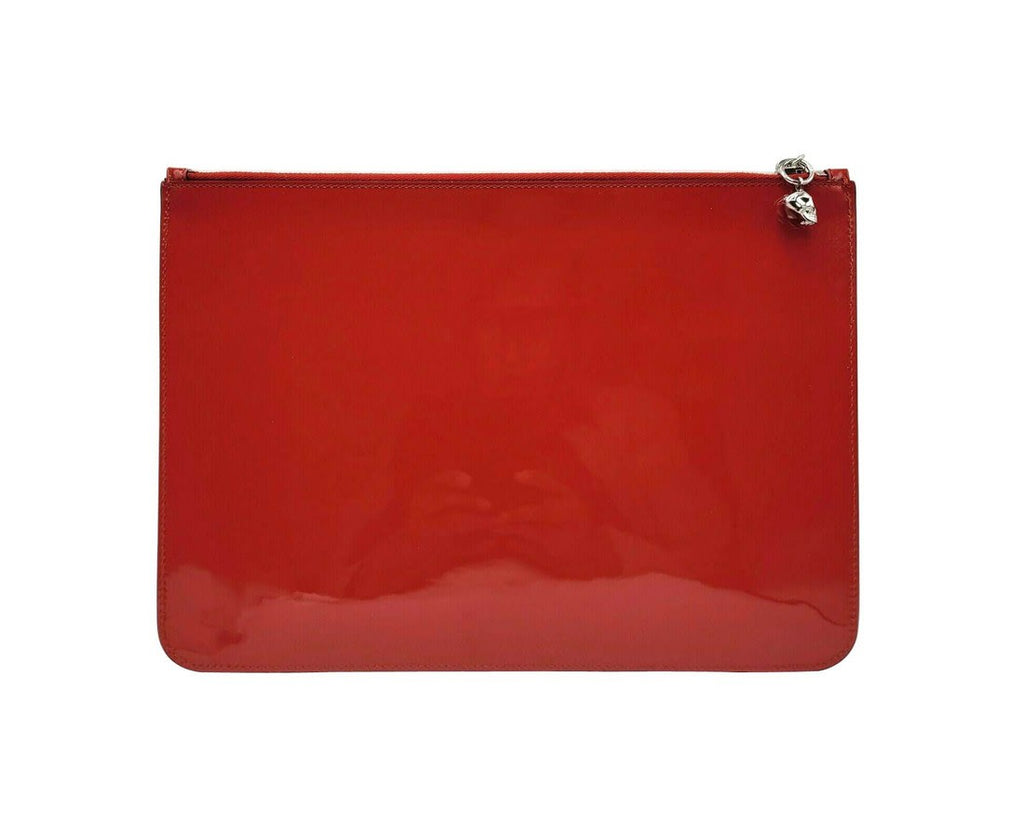 Alexander McQueen Women's Charm Patent Leather SkullPouch