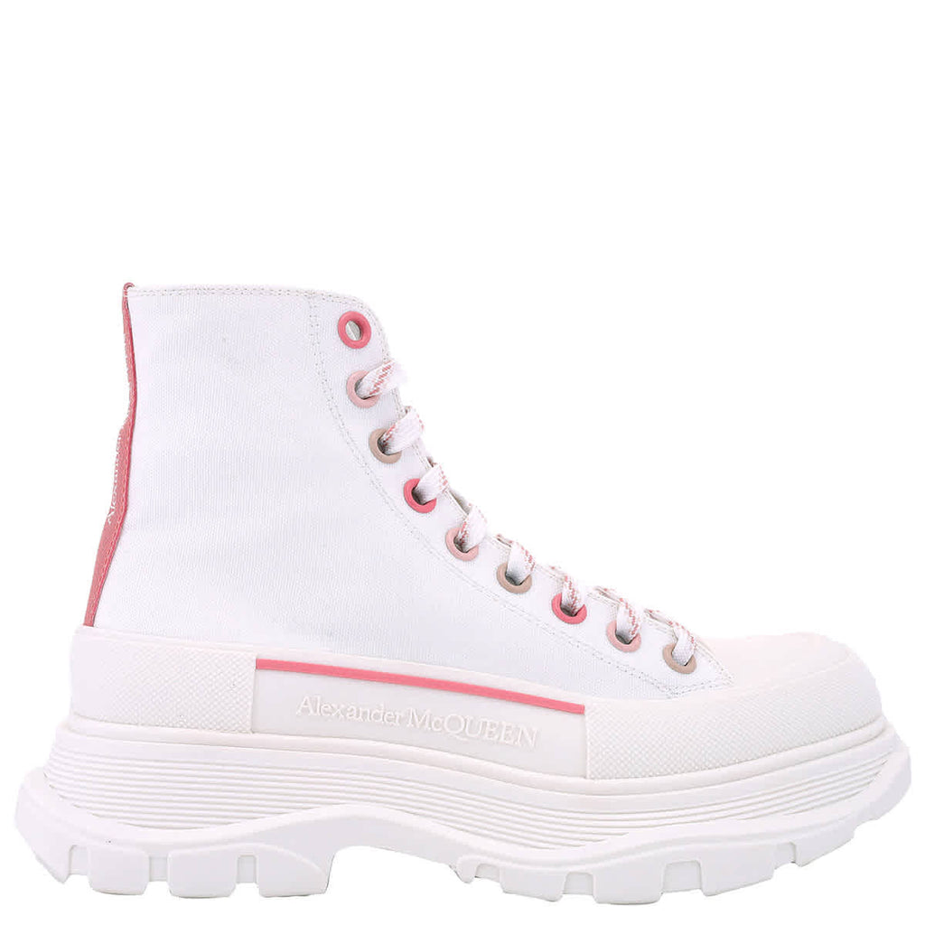 Alexander Mcqueen Tread Slick Lace-Up Ankle Boots
