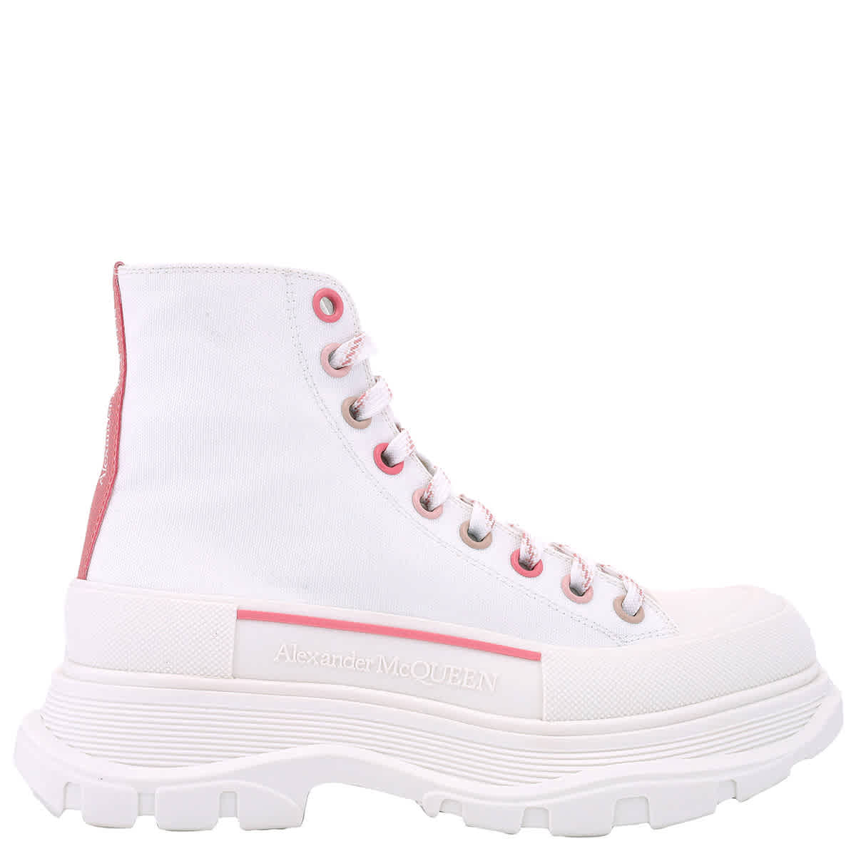 Alexander Mcqueen Tread Slick Lace-Up Ankle Boots