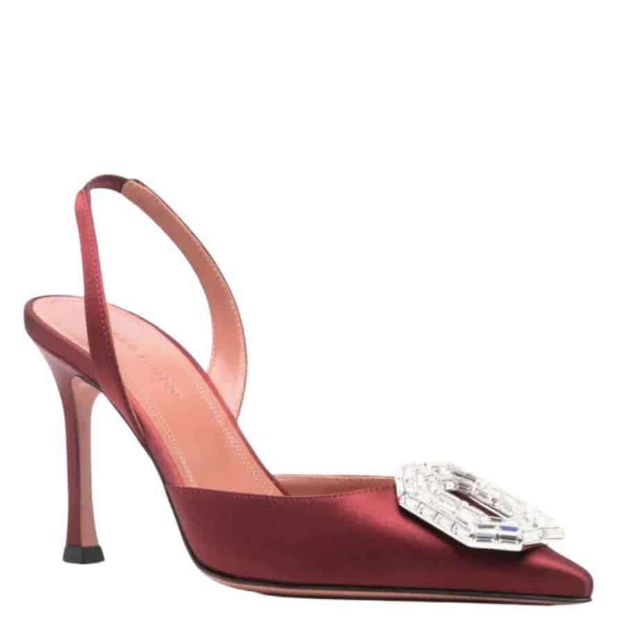 Amina Muaddi Camelia 90 Slingback Pumps