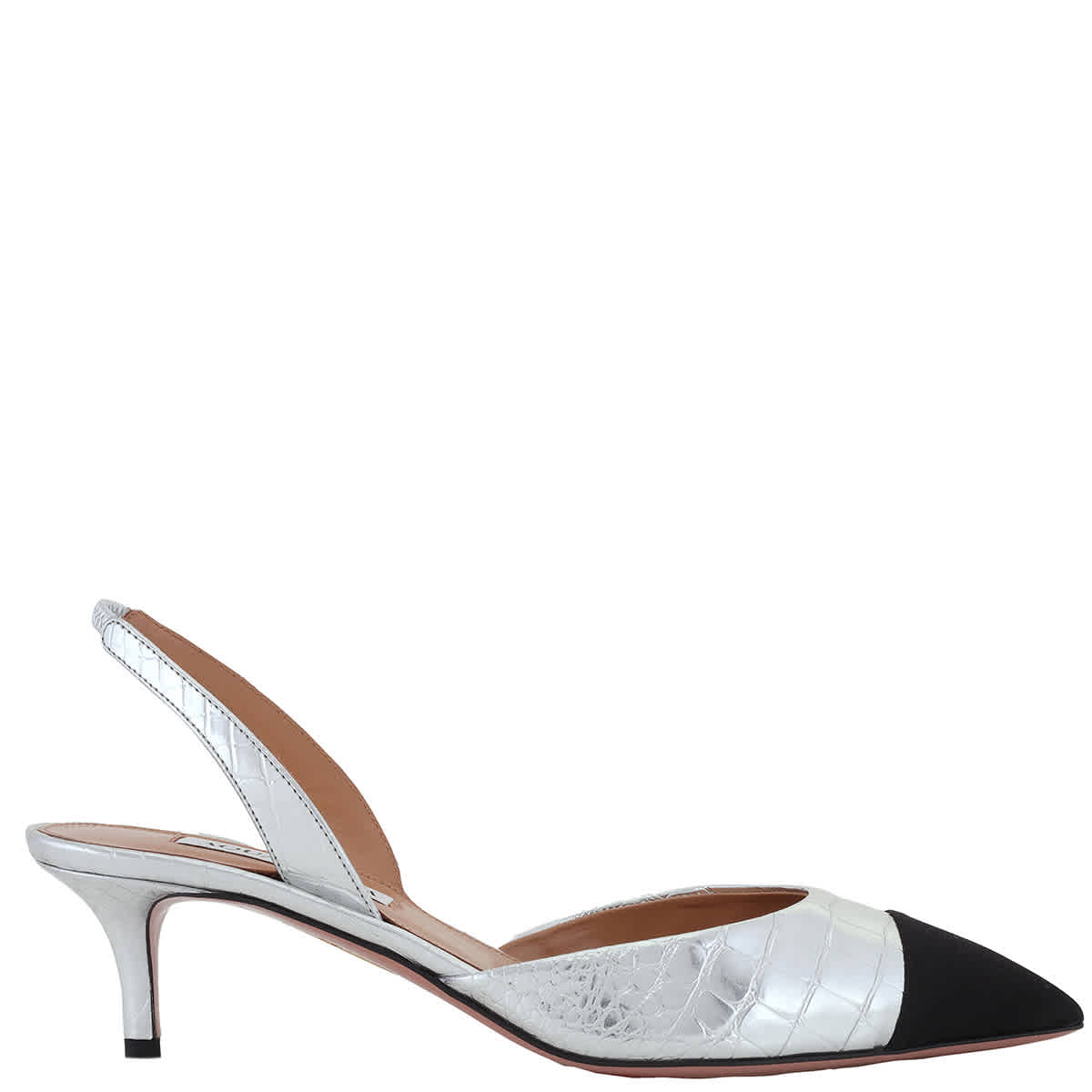 Aquazzura Milanese Tallow Slingback Pumps