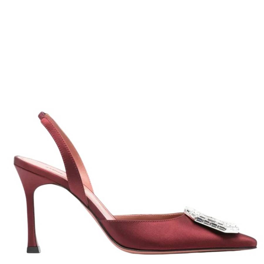 Amina Muaddi Camelia 90 Slingback Pumps